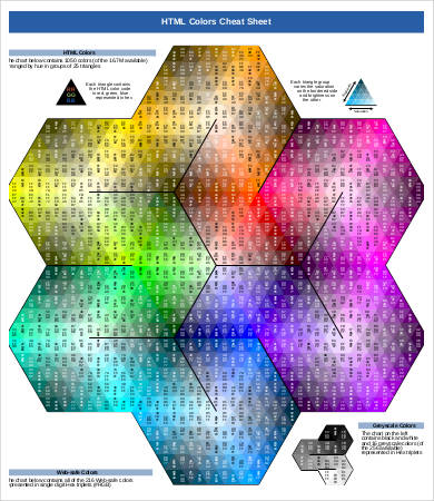 HTML Color Chart - 4+ PDF Documents Download