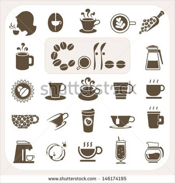 coffee brand icons