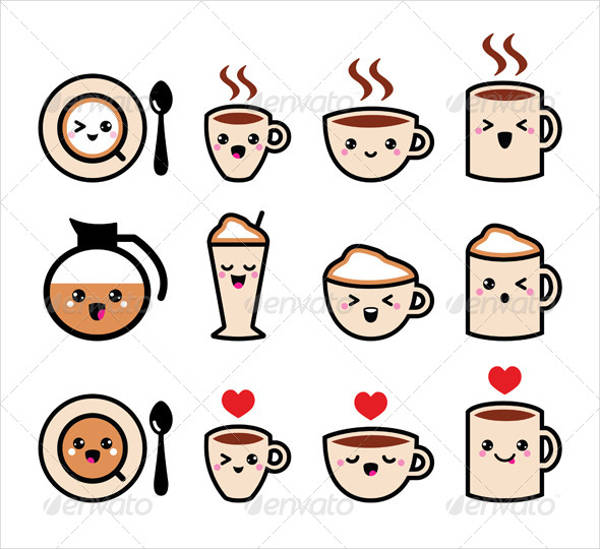 funny coffee icons