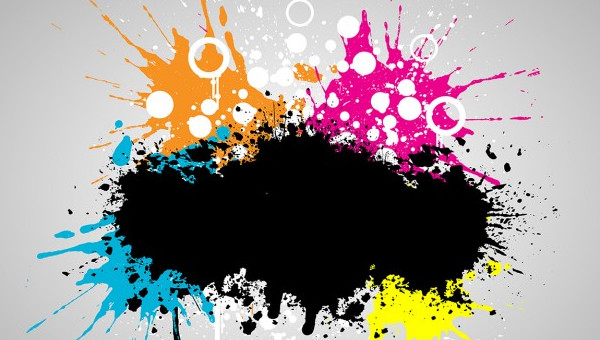 paint splash vector free download