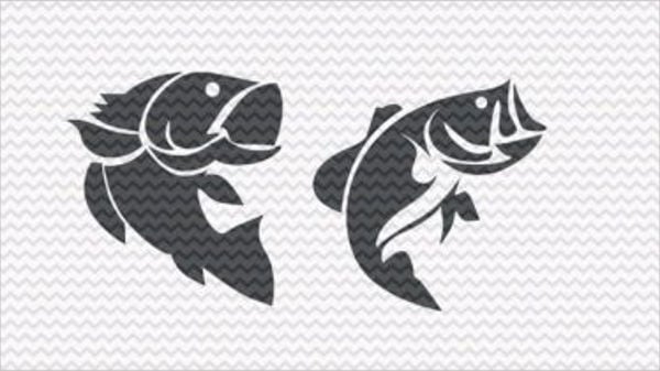 bass fish silhouette