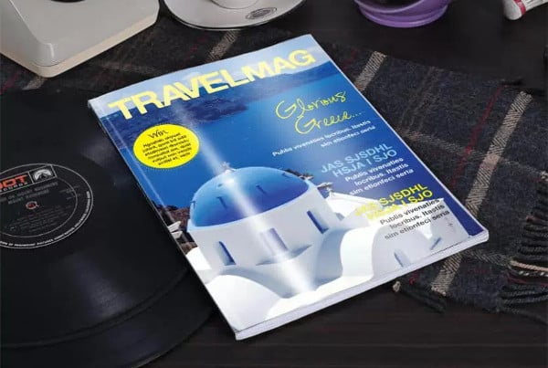 world travel magazine template