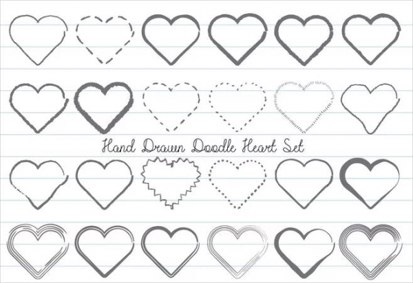 heart text icons