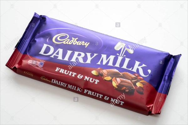 chocolate bar wrapper template