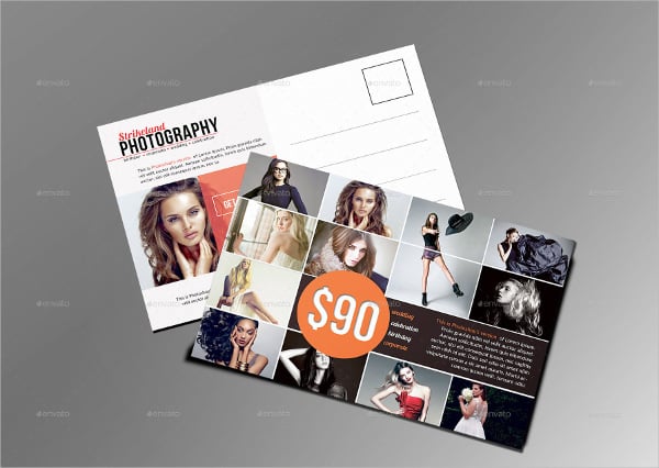 photography business postcard template