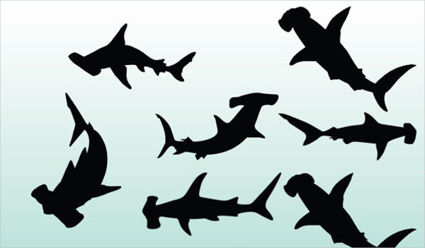 9+ Shark Silhouettes - Free PSD, AI, Vector, EPS Format ...