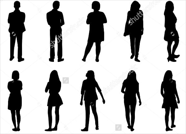 Download 9+ Human Silhouettes - Free PSD, EPS, Vector, JPG, GIF ...