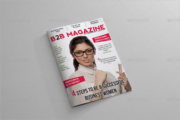 pages business magazine template