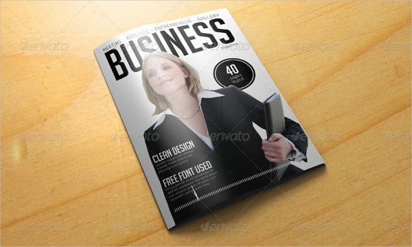 a4 business magazine template