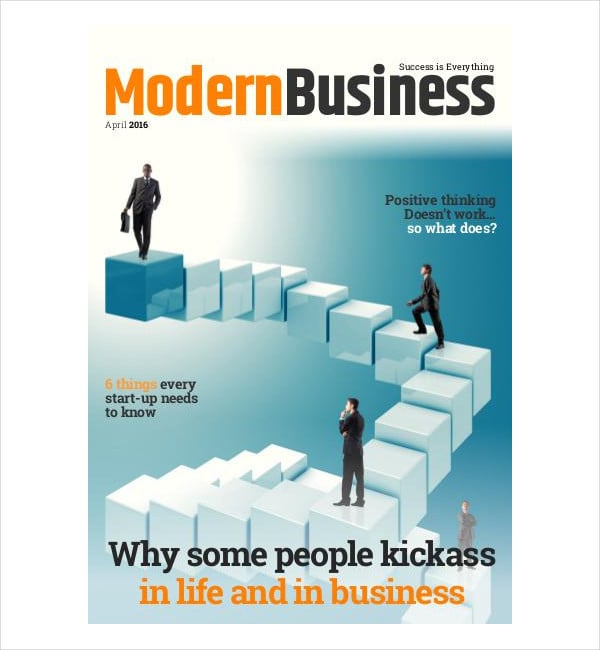 modern business magazine template