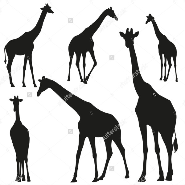 Download 8+ Giraffe Silhouettes - Free PSD, VEctor, EPS, JPG Format ...