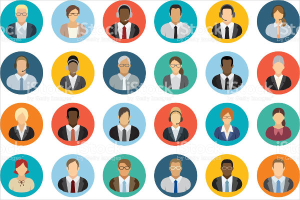 business person icons