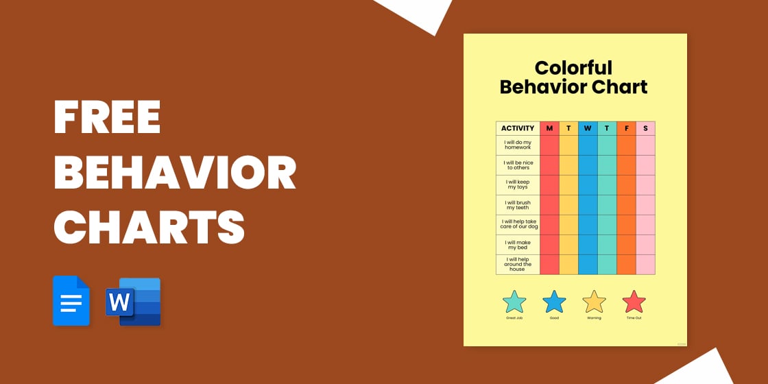 Behavior Chart - 32+ Examples, Word, Pdf, Excel, Google Docs, Google Sheets