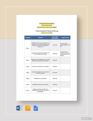 7-day-commercial-construction-schedule-template