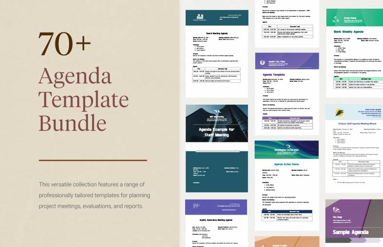 10+ Free Meeting Agenda Templates for Ultimate Productivity