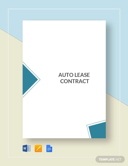auto lease contract