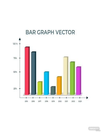 bar graph vector