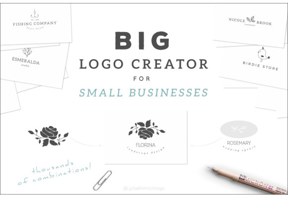 big logo creator for small business