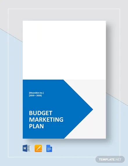 budget marketing plan template