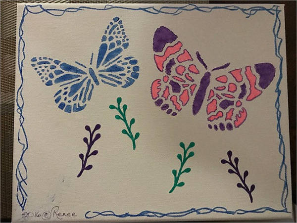 Beautiful butterfly design Stock Vector by ©yupiramos 85849384