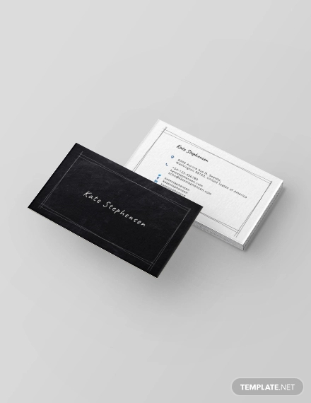 13+ Printable Business Card Templates - Word, PSD