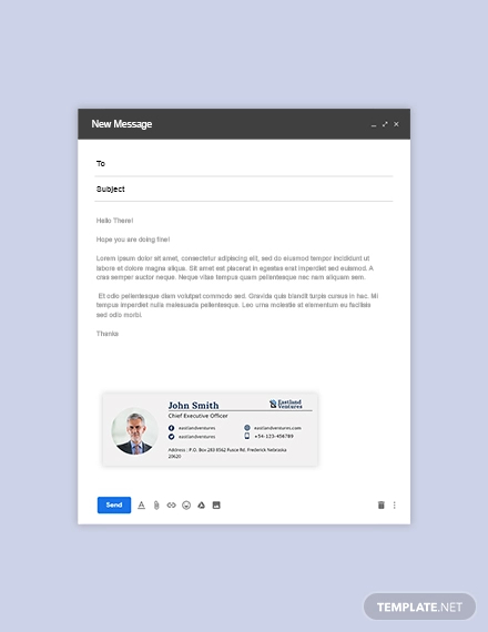 foundern and ceo email signature example