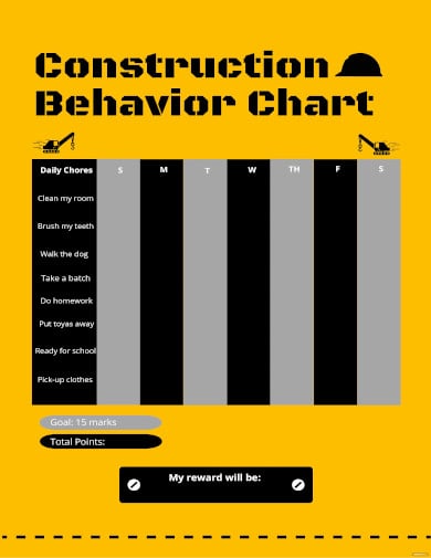 construction behavior chart