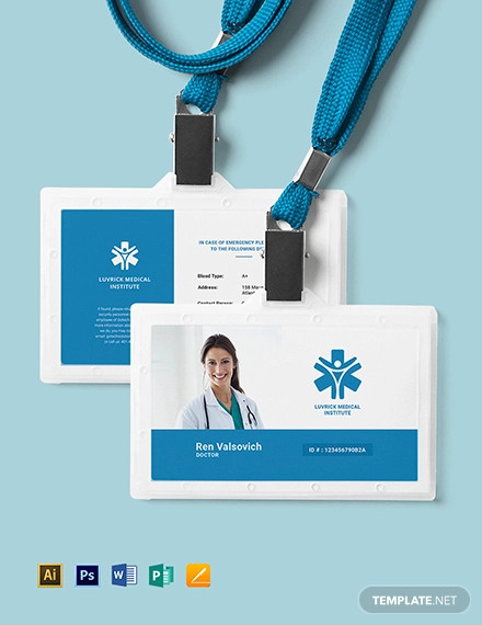 Doctor Id Card Template