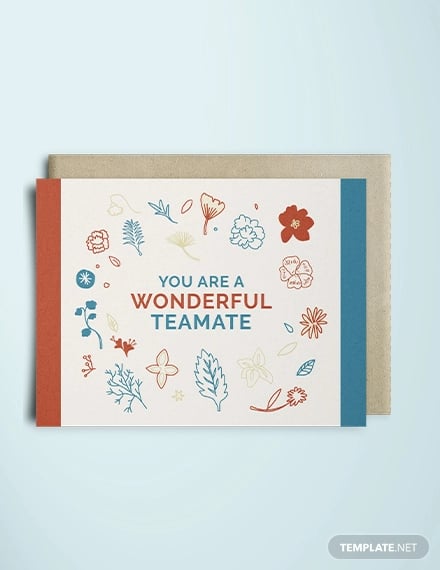 employee anniversary card template