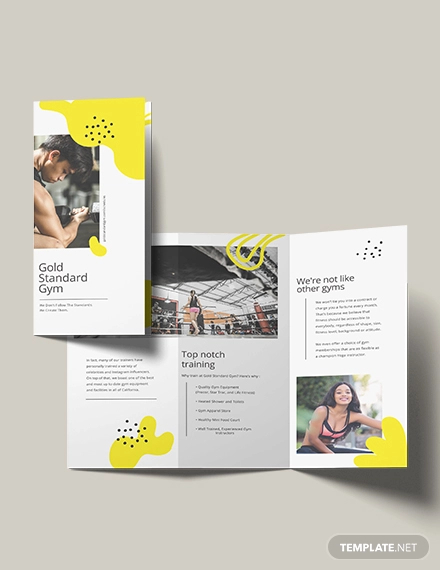 17 Gym Brochure Templates Free Psd Ai Vector Eps Format Download Free Premium Templates