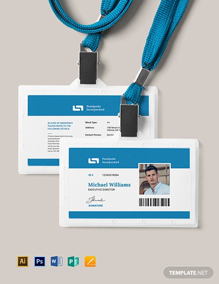 id card template