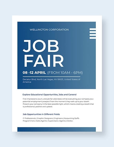 job fair flyer