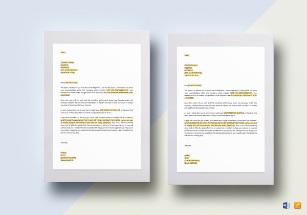 42+ Printable Written Warning Templates - PDF, Google Docs, MS Word ...