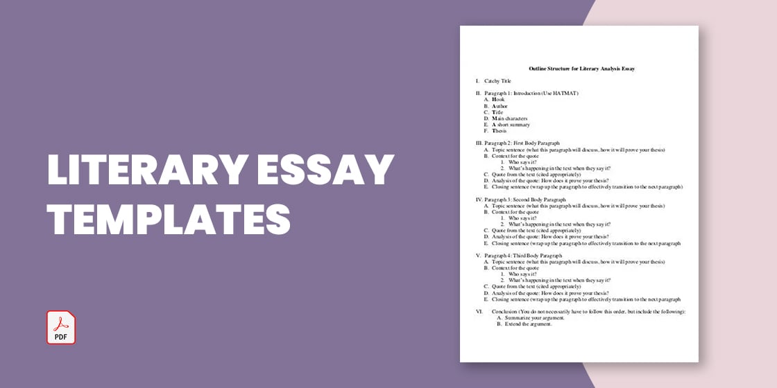 literary essay lesson plan