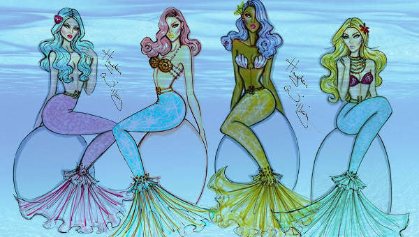 How To Draw A Mermaid Clipart Beautiful Art Ala Carte - Drawing, HD Png  Download - kindpng