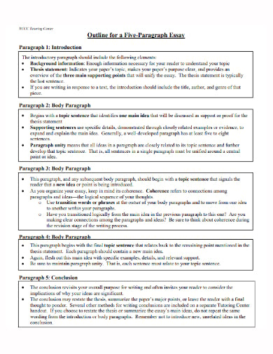 ms word short essay