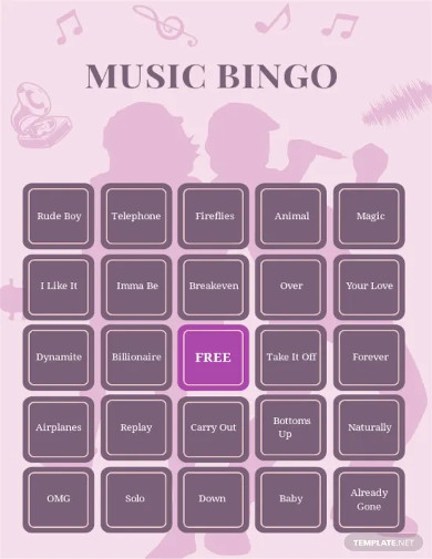 Free Printable Bingo Card - 19+ Free PDF Documents Download | Free ...