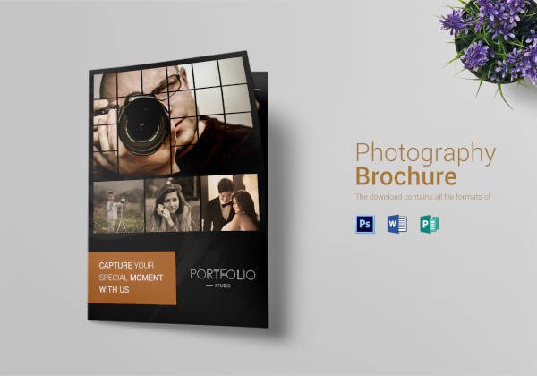 photography brochure bi fold template