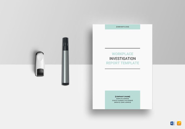 printable workplace investigation report template