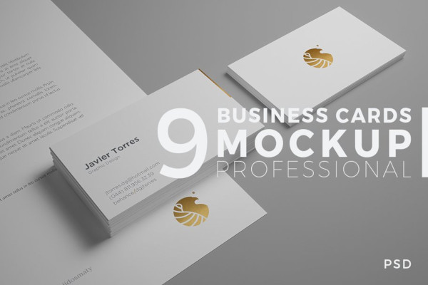 professional business card mockups