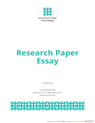 research paper format word download