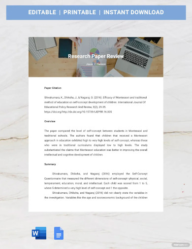 Free 36+ Research Paper Templates, Word, PDF Documents Download