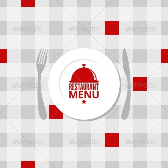 restaurant menu design background