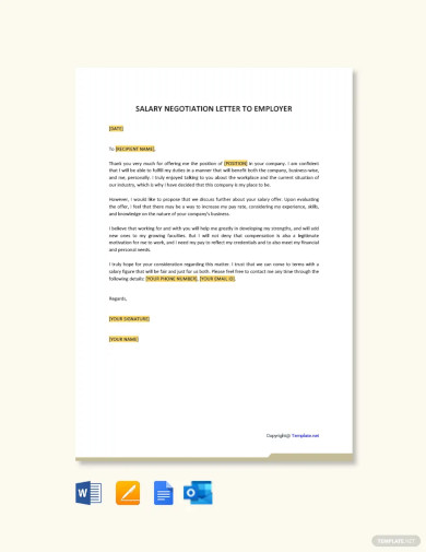salary negotiation counter offer letter