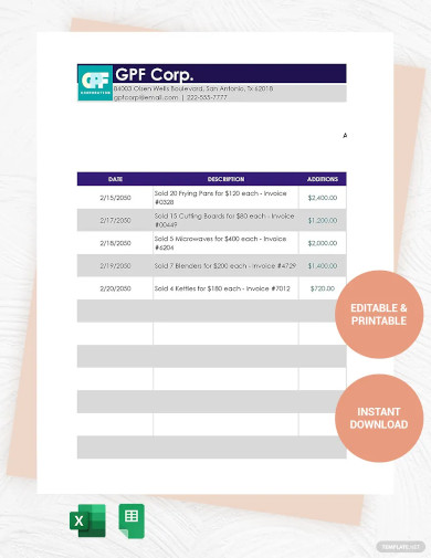 sales reconciliation template