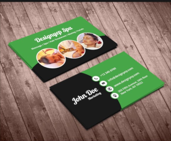 10 Massage Business Card Templates In Word Pages Psd 