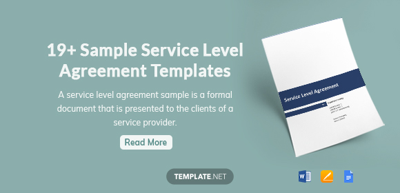 Service Level Agreement Template For Software Development