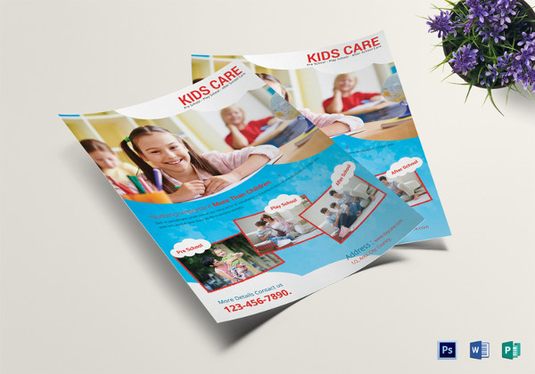scholar-kids-care-centre-flyer-template