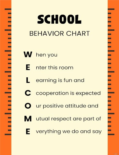 school behavior chart