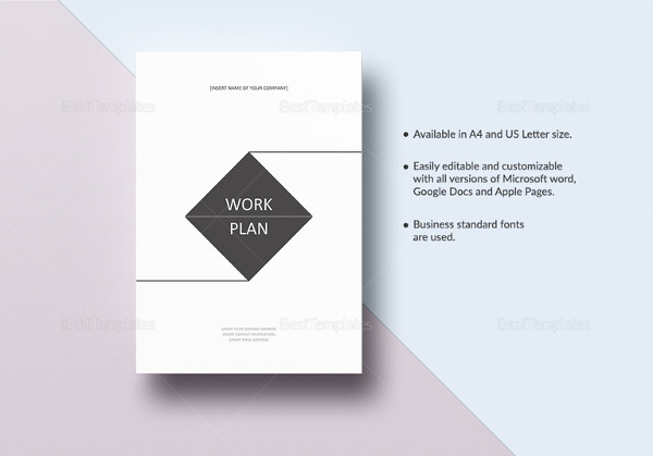simple work plan template